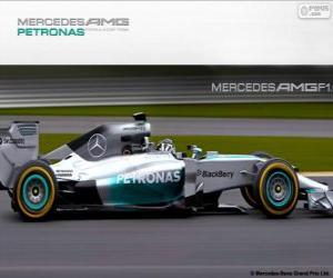 пазл Mercedes AMG F1 W05 - 2014 -